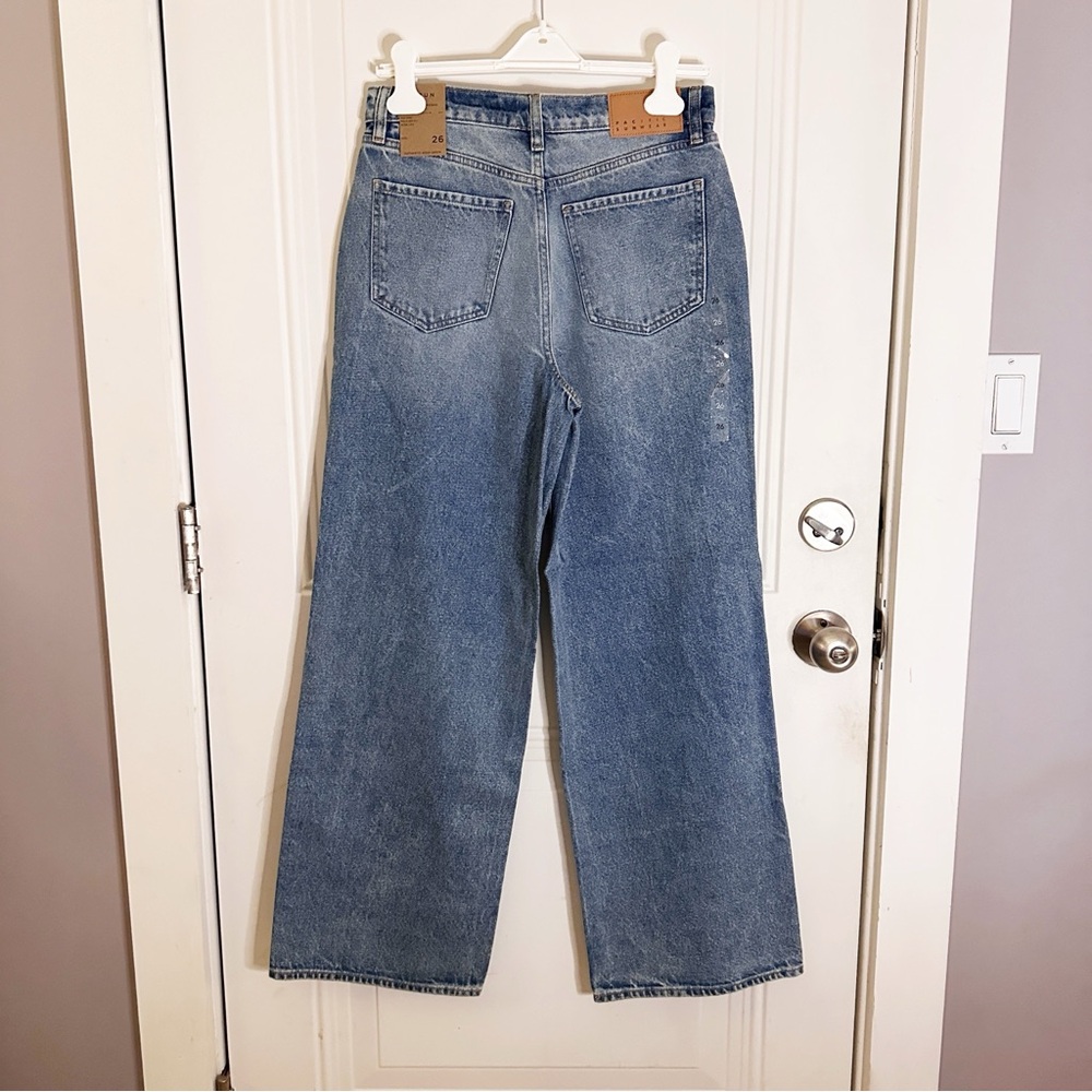 NWT PacSun Callie Boyfriend Wide Leg‎ Baggy Jeans Sz 26 - Picture 6 of 9
